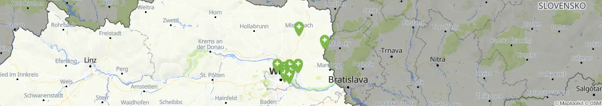 Map view for Pharmacies emergency services nearby Matzen-Raggendorf (Municipality, Niederösterreich) (442)
